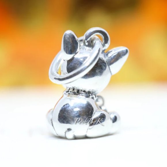 PANDORA Bulldog Puppy Dog Dangle Charm 798008EN16 - Picture 2 of 3